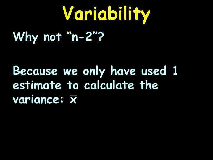 Variability 