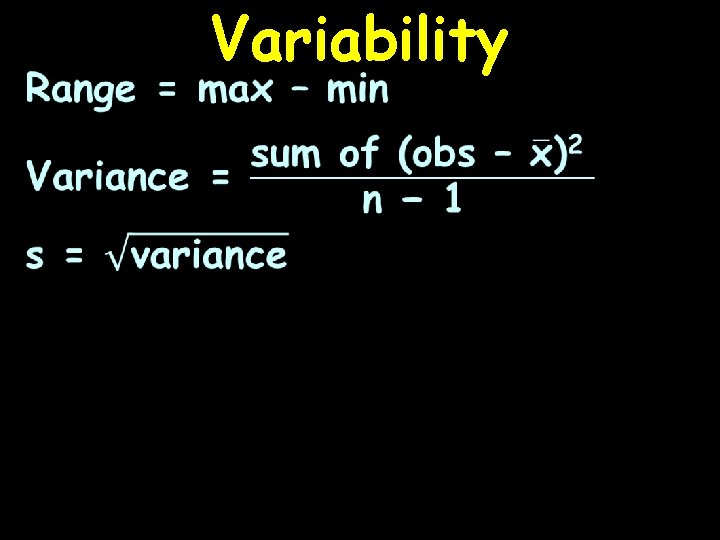 Variability 