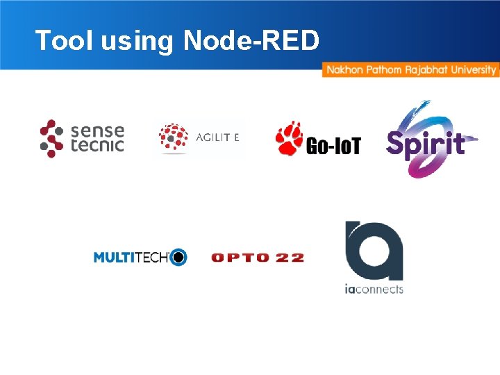Tool using Node-RED 