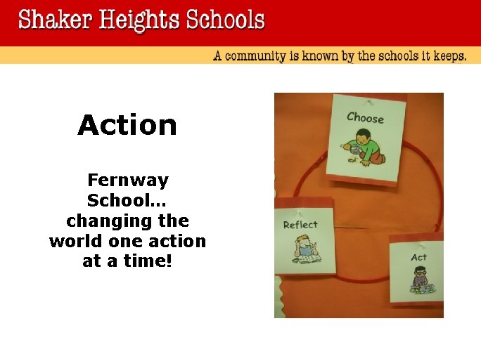 Action Fernway School… changing the world one action at a time! 