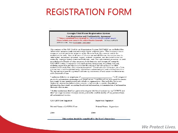 REGISTRATION FORM 