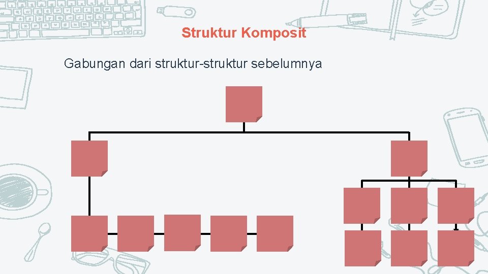 Struktur Komposit Gabungan dari struktur-struktur sebelumnya 