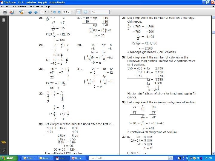 11 -1 Solving Two-Step Equations 