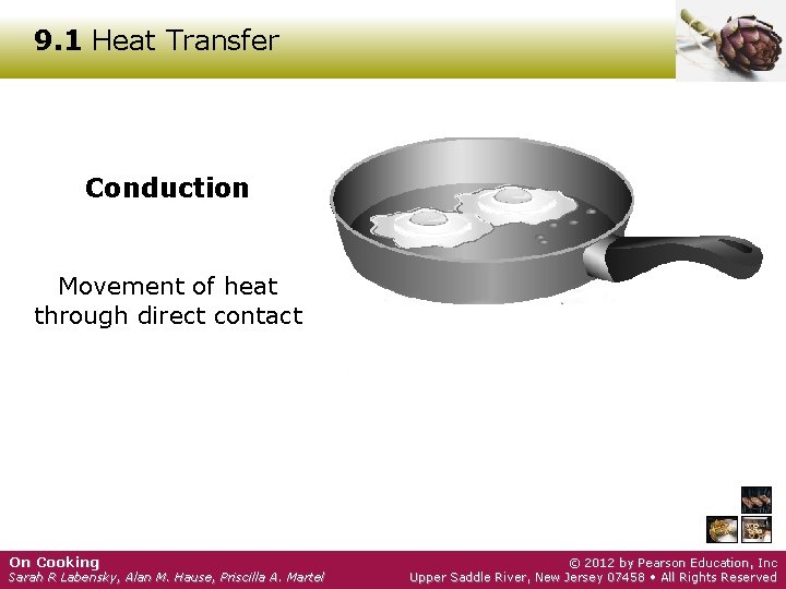 9. 1 Heat Transfer Conduction Movement of heat through direct contact On Cooking Sarah