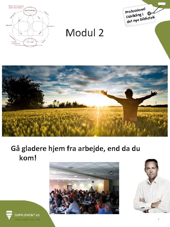 ionel Profess i g Udviklin bliotek bi det nye Modul 2 Gå gladere hjem