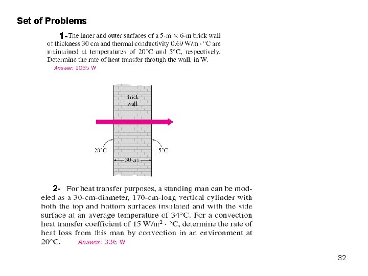 Set of Problems 1 - 2 - 32 