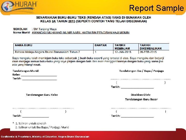 Report Sample 