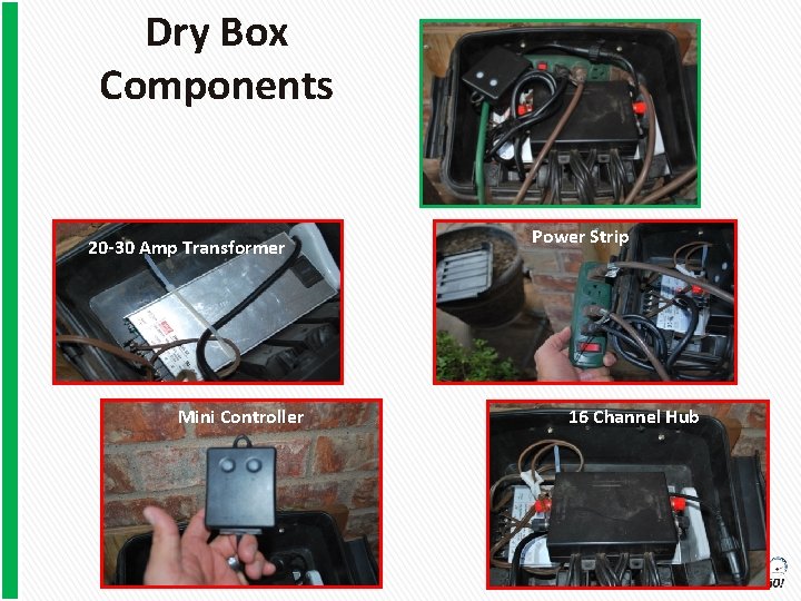 Dry Box Components 20 -30 Amp Transformer Mini Controller Power Strip 16 Channel Hub