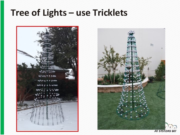 Tree of Lights – use Tricklets 