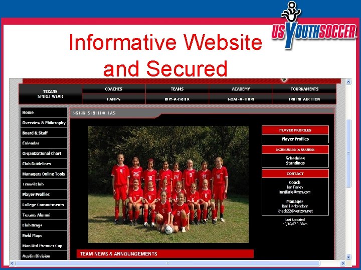Informative Website and Secured 