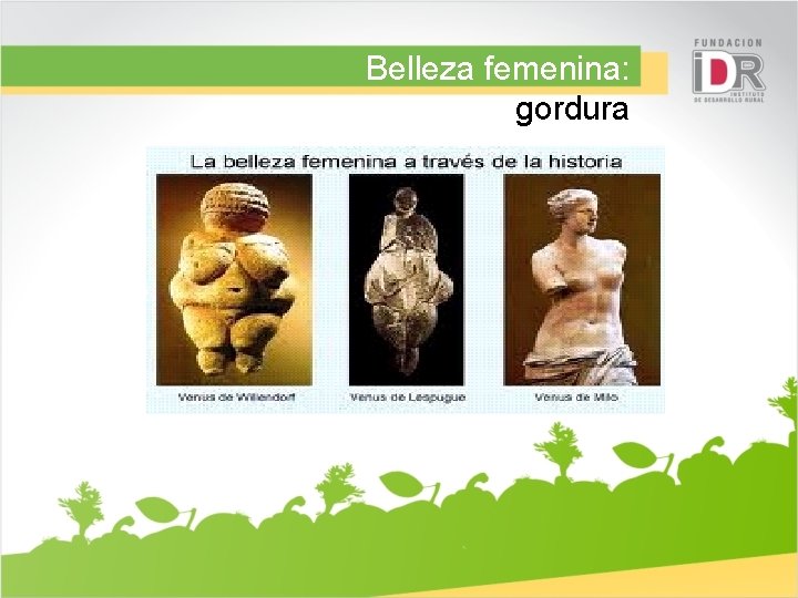 Belleza femenina: gordura 