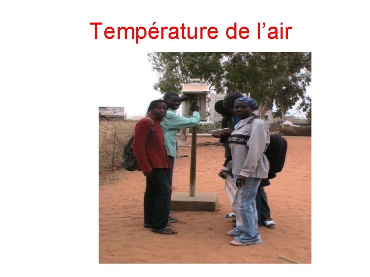 Température de l’air 