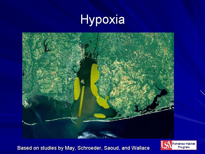 Hypoxia Based on studies by May, Schroeder, Saoud, and Wallace Fisheries Habitat Program 