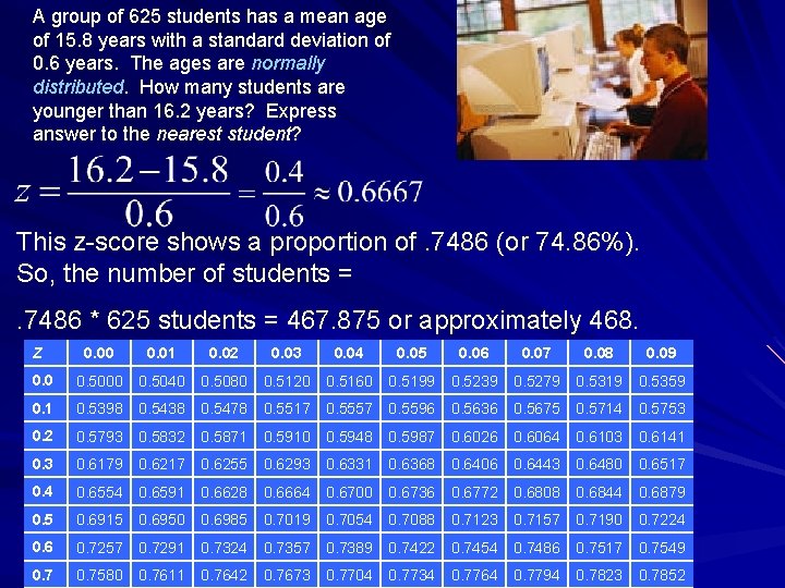 A group of 625 students has a mean age of 15. 8 years with A group of 625 students has a mean age of 15. 8 years with