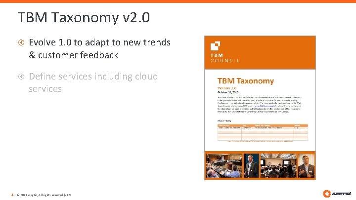 TBM Taxonomy v 2. 0 Evolve 1. 0 to adapt to new trends &
