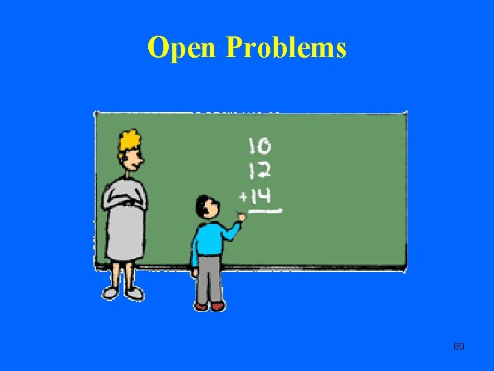 Open Problems 80 