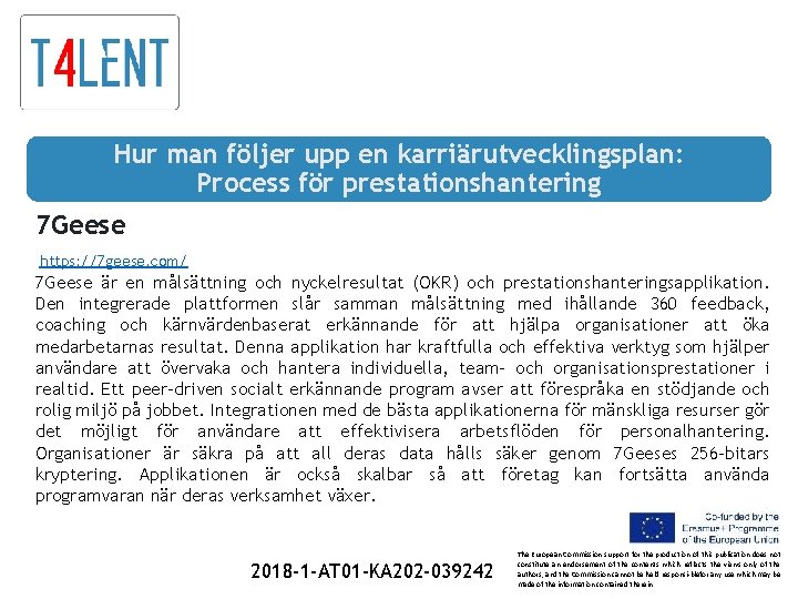 Hur man följer upp en karriärutvecklingsplan: Process för prestationshantering 7 Geese https: //7 geese.