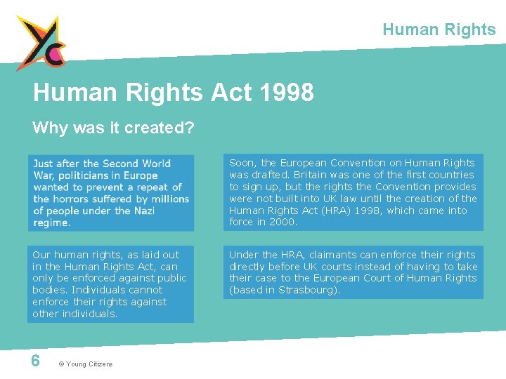 Human Rights Act 1998 Why was it created? Soon, the European Convention on Human