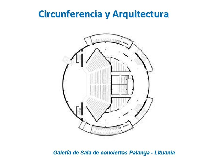Circunferencia y Arquitectura Galería de Sala de conciertos Palanga - Lituania 