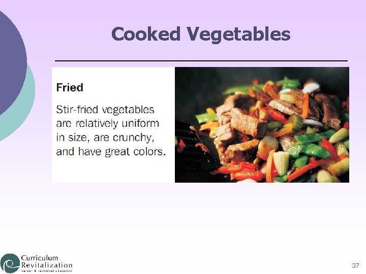 Cooked Vegetables 37 