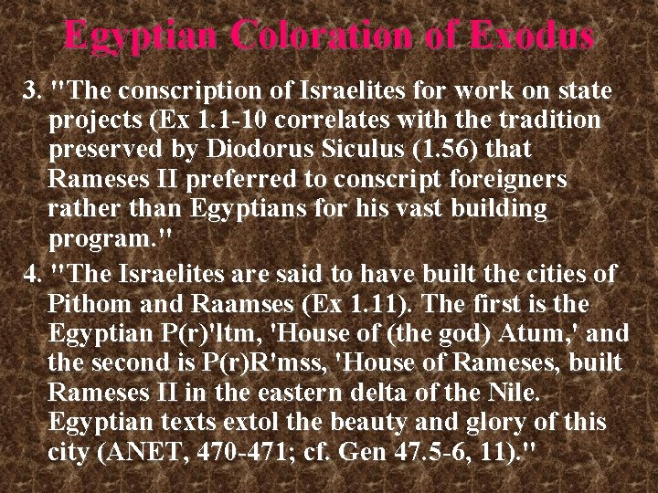 Egyptian Coloration of Exodus 3. "The conscription of Israelites for work on state projects Egyptian Coloration of Exodus 3. "The conscription of Israelites for work on state projects
