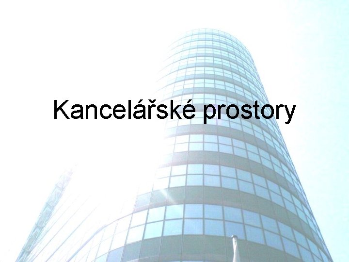 Kancelářské prostory 