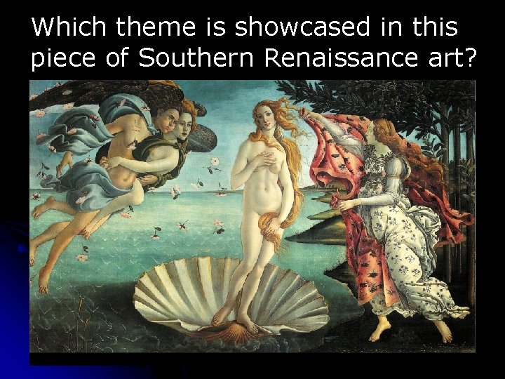 Which theme is showcased in this piece of Southern Renaissance art? 