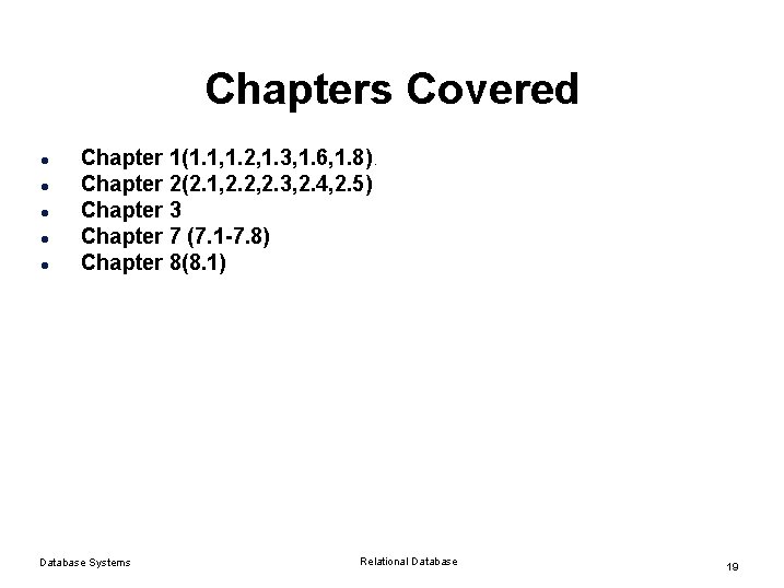 Chapters Covered l l l Chapter 1(1. 1, 1. 2, 1. 3, 1. 6, Chapters Covered l l l Chapter 1(1. 1, 1. 2, 1. 3, 1. 6,