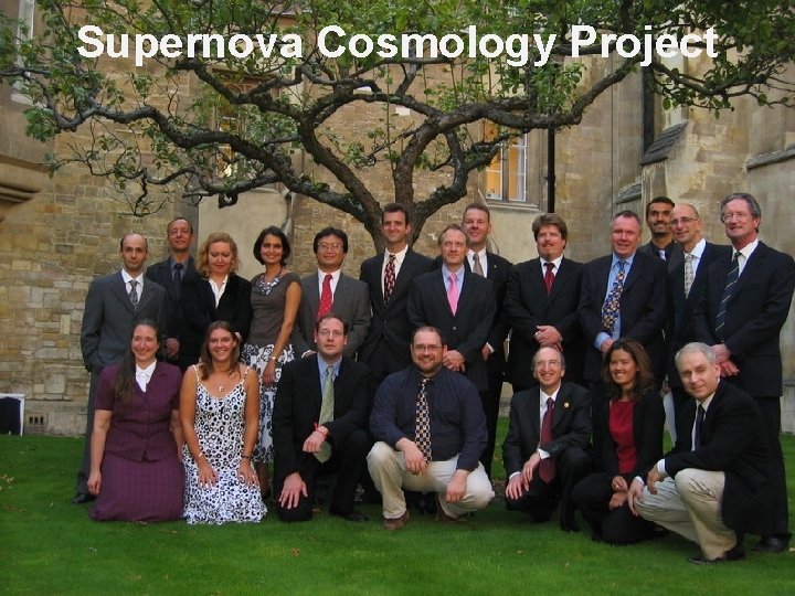 Supernova Cosmology Project 