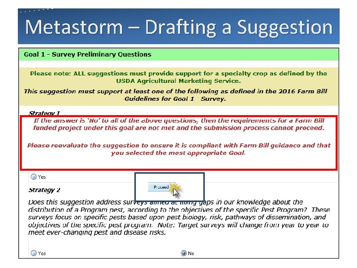 Metastorm – Drafting a Suggestion slide 17 