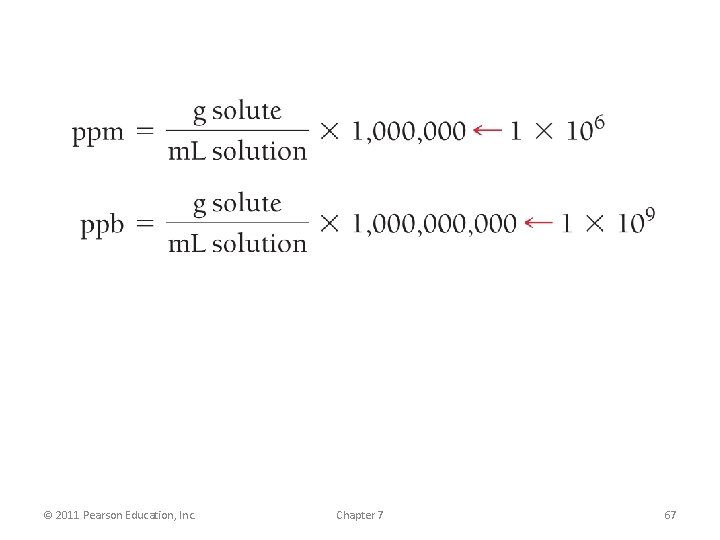 © 2011 Pearson Education, Inc. Chapter 7 67 
