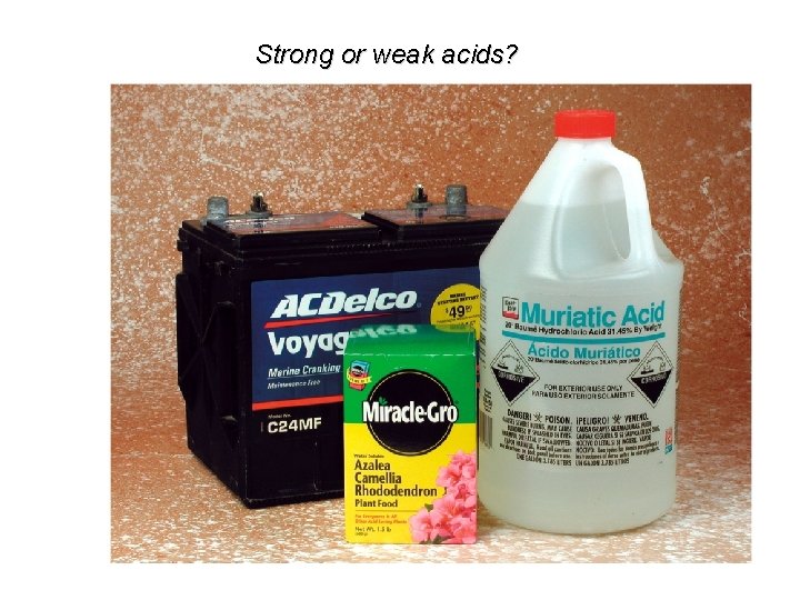 Strong or weak acids? 