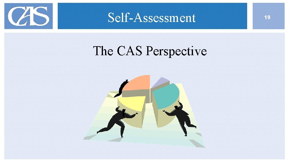 Self-Assessment The CAS Perspective 19 