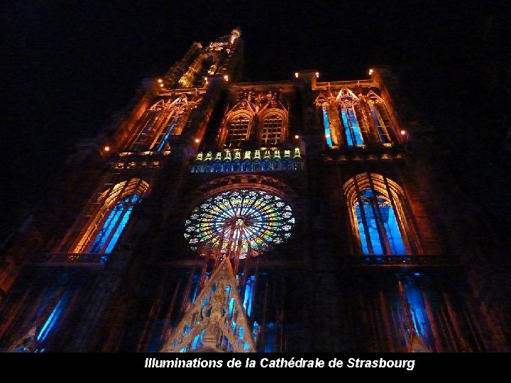 Illuminations de la Cathédrale de Strasbourg 