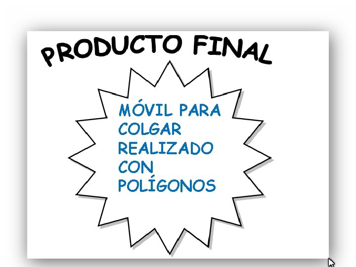 MÓVIL PARA COLGAR REALIZADO CON POLÍGONOS MÓVIL PARA COLGAR REALIZADO CON POLÍGONOS