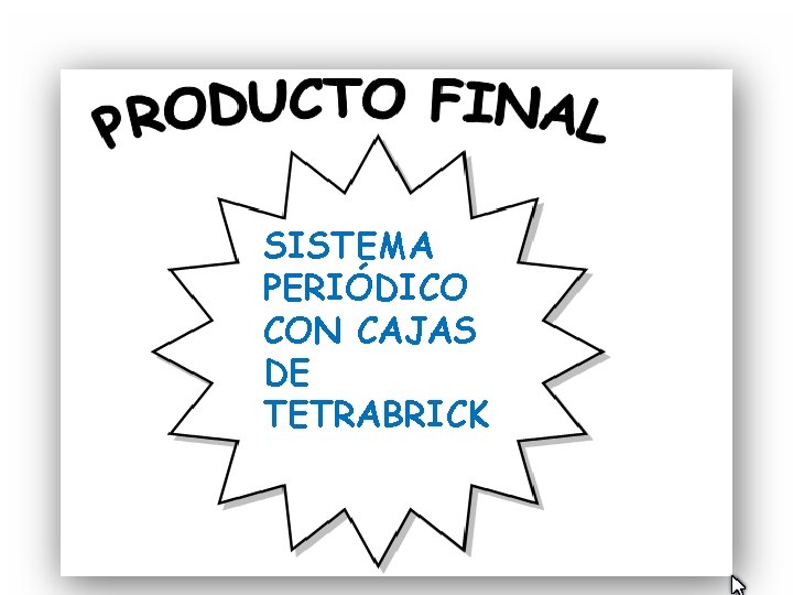 SISTEMA PERIÓDICO CON CAJAS DE TETRABRICK SISTEMA PERIÓDICO CON CAJAS DE TETRABRICK