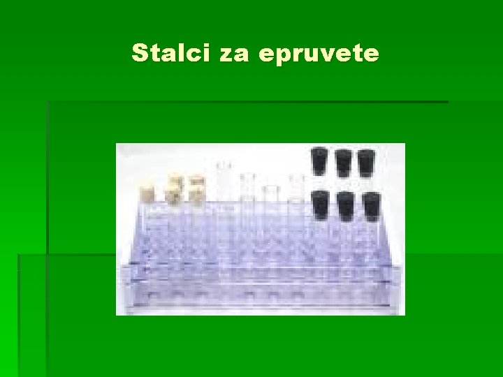 Stalci za epruvete 