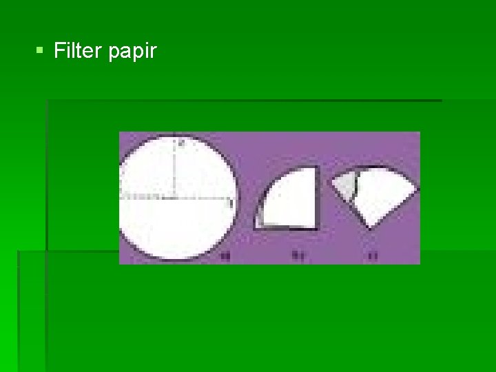§ Filter papir 