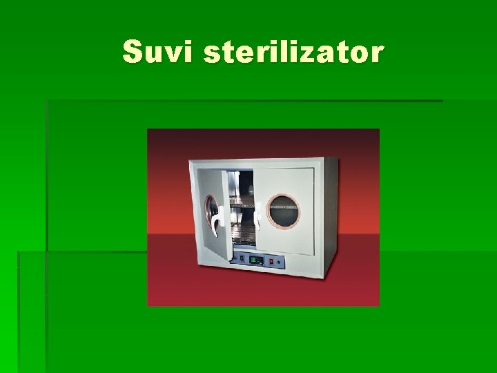 Suvi sterilizator 