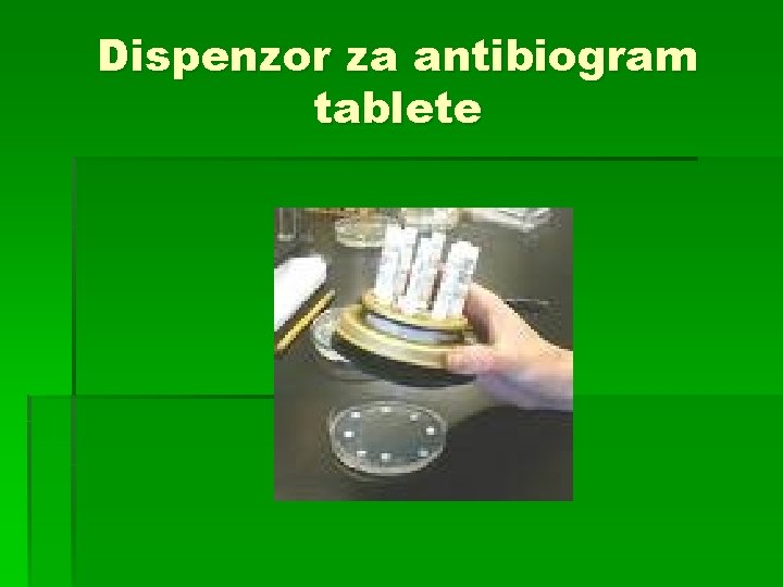 Dispenzor za antibiogram tablete 