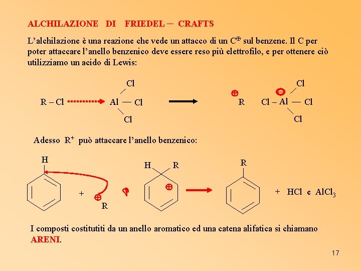 ALCHILAZIONE DI FRIEDEL ─ CRAFTS L’alchilazione è una reazione che vede un attacco di