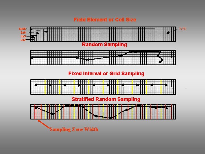 Field Element or Cell Size 6 x 66 6 x 6 3 x 3