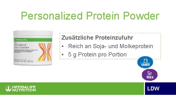 Personalized Protein Powder Zusätzliche Proteinzufuhr • Reich an Soja- und Molkeprotein • 5 g