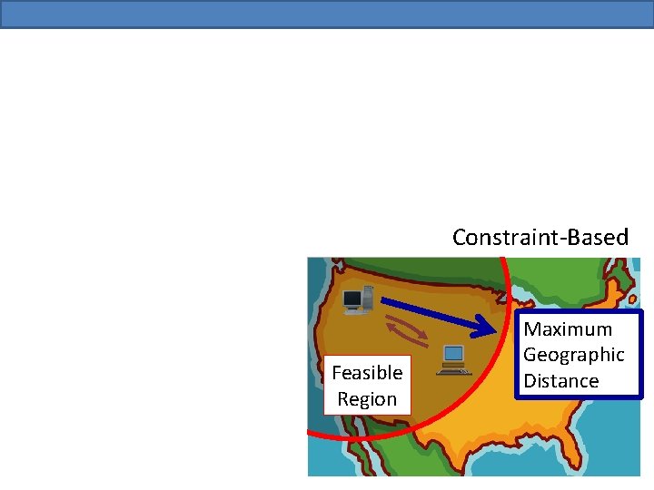 Constraint-Based Feasible Region Maximum Geographic Distance 