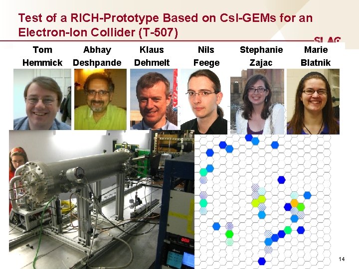 Test of a RICH-Prototype Based on Cs. I-GEMs for an Electron-Ion Collider (T-507) Tom