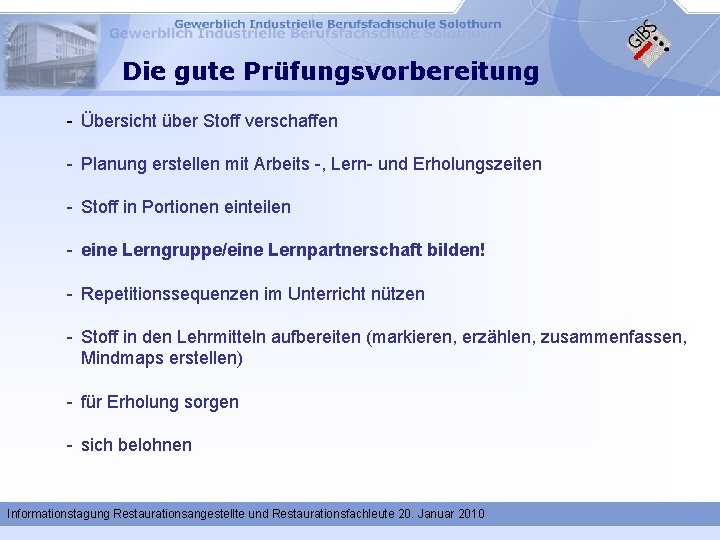 Die gute Prüfungsvorbereitung - Übersicht über Stoff verschaffen - Planung erstellen mit Arbeits -,