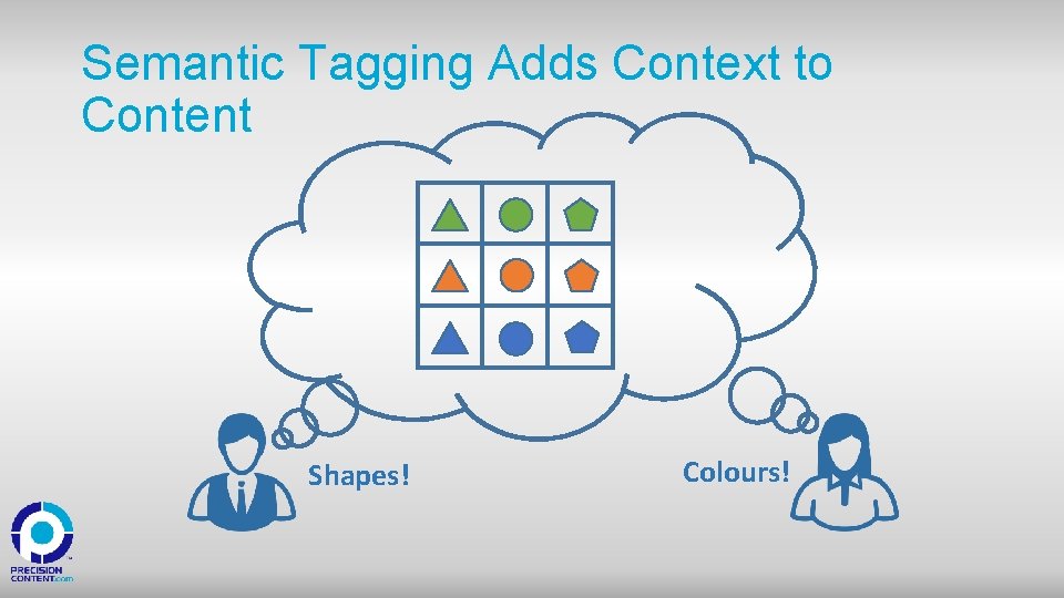 Semantic Tagging Adds Context to Content Shapes! Colours! 