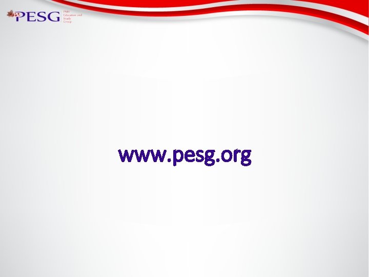 www. pesg. org 