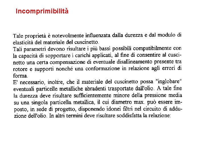 Incomprimibilità 