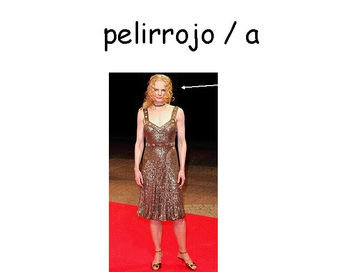 pelirrojo / a 